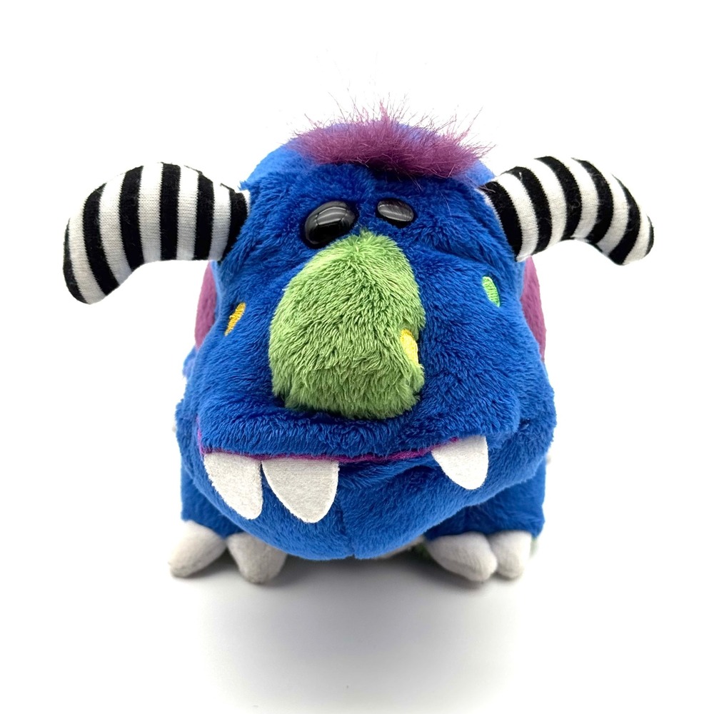 Webkinz Midnight Monster Plush HM412 Blue Stuffed Animal No Code